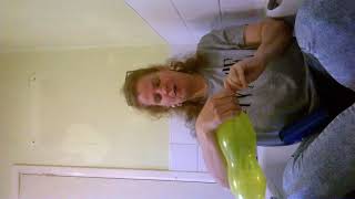 blowing up curly balloons in the bath WP 20181005 008