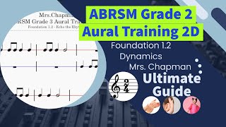 ABRSM Grade 2 Aural Training 2D Foundation 1.2 Musical Features -   Dynamics