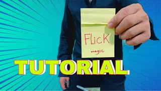 Flick PAPER MAGIC Trick TUTORIAL