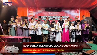 CSMTV #BEGINI SUASANA PEMBUKAAN LOMBA 17-AN DI DESA DURIAN