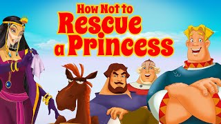 How Not to Rescue a Princess | "Три богатыря и Шамаханская царица" с английскими субтитрами