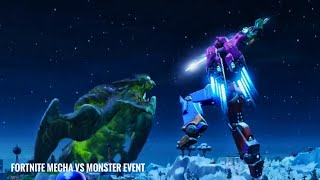 Mecha vs monster/Fortnite event