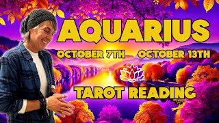 AQUARIUS♒️SOMETHING YOU'VE BEEN WAITING FOR IS ON IT'S WAY!🌈OCTOBER 7TH - OCT.13TH TAROT READING