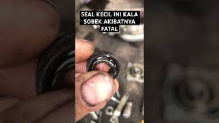 Seal bak kopling yamaha kalau rusak harus cepat diganti #reels #mekanik #shorts