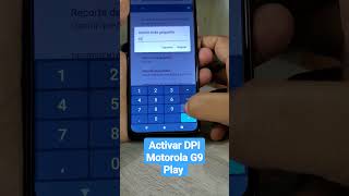 Activar DPI Motorola G9 play #android #androidphone #motorola #shorts