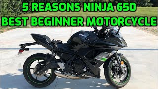 5 reasons Kawasaki Ninja 650 is a GREAT beginner motorcycle