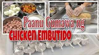 Paanu Gumawa ng Chicken Embutido