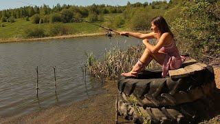 Hidden Lake in my Tiny Russian Village | Nature ASMR