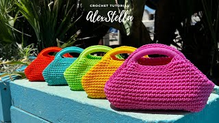 Crochet Bonbon Bag Tutorial #alexstellacrea #crochet #uncinetto #crochetbag #crochettutorial #bag