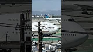 Lufthansa 747 departing LAX #lax #aviation #aviationspotting