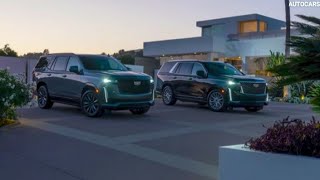 2021 Cadillac Escalade - interior Exterior and Driving (Luxury Large SUV)