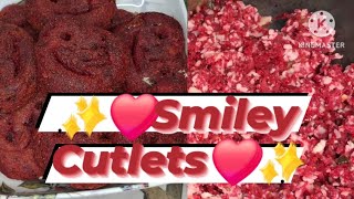 Betroot Smiley Cutlets | चुकंदर कटलेट  #beetroot #cutlet #ramadan #veg #tastyrecipewithshahina