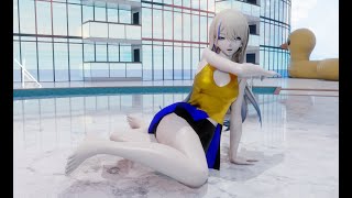 {MMD Blender}Hand Clap{honkai star rail/Serval}cloth simulation