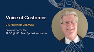 Voice of Customer featuring Dr. Richard Creager