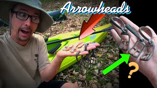 Kayak Adventure! (Treasure and Arrowheads) Artifact Hunting 2024! Wisconsin!