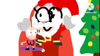 peppa pig gets grounded peppa pees on santa lap and gets grounded