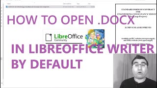 How to Open MS Word File in LibreOffice by Default