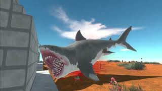 Mutant Megalodon VS Romanus team - Animal Revolt Battle Simulator (ARBS)