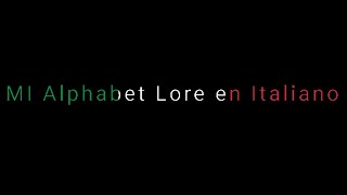 las voces de Mi Alphabet Lore en italiano