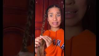 HAIRSTYLE IDEA WITH EXTENSIONS 🫣🤭 #curlyhair #viral