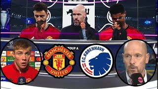 Copenhagen vs Man United 4-3 Paul Scholes & Thierry Henry Reacts To Red Card🤬 Erik ten Hag Interview