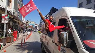 #Seferihisar CHP Başkan Adayı Konvoyu