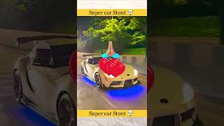 Super car Stunt 🤯 car jump Kara diya #stunt #trending #car #youtubeshorts #shorts