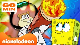 Губка Боб | Самые БЕЗУМНЫЕ эксперименты Сэнди от Губки Боба | Nickelodeon Cyrillic