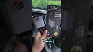 Volza Charger mobil Paling Aman Buat Baterai hp kamu di cas dimobil ya,sudah ada Voltasinya guys.