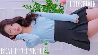 [4K룩북] 여자 친구 보기 데이트, 아름다운 치마 룩북 란제리 [Amazing Korean Girl Lookbook] 모델 룩북 란제리 girlfriend date look