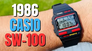 1986 Casio SW-100 look over #casio #watch #vintage