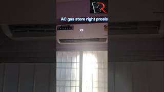 Proper way to store AC gas in out door unit # AC out door unit me gas store karneka sahi tarika