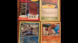 Pokemon Cards - The Training Center, Tirtouga, Timburr, and How to Protect Them With The Ultra Pro