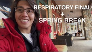 Medical School Vlog | Respiratory Final + Spring Break '18