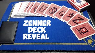 ZENNER deck (ESP) prediction card trick Tutorial