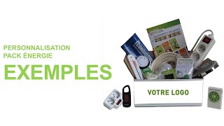 Exemples de personnalisation PACK ÉNERGIE