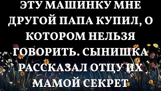 Эту машинку мне другой папа купил, о котором нельзя говорить. Сынишка рассказал отцу их мамой секр