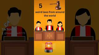 5 weird laws from around the world #facts #viral #shorts