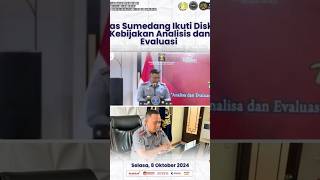 Lapas Sumedang Ikuti Diskusi Kebijakan Analisis dan Evaluasi #kemenkumhamjabar #masjuno