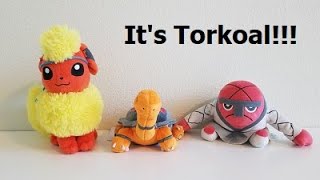 Pokémon Center Torkoal Sitting Cuties Plush