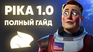 Pika 1.0 Полное руководство для начинающих! - Лучший бесплатный Ai генератор видео