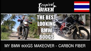 BMW 800GS Makeover - New Carbon Fiber Panels