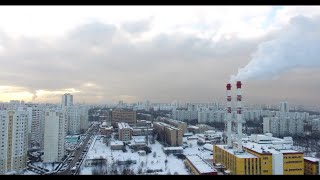 DJI phantom4 ,полёт над Тушино