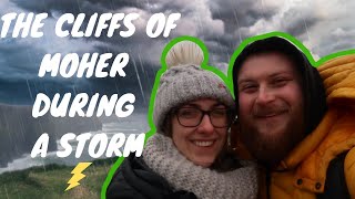 We visited the Cliffs of Moher DURING A STORM | West of Ireland Vlog