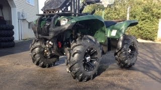 MMB-27" Mega Mayehm tire install- Grizzly 700