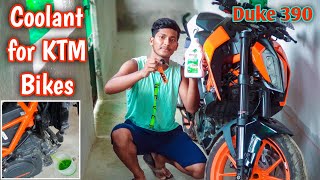 How to Change Bike Coolant at Home | KTM DUKE 390 Coolant Change Step by Step