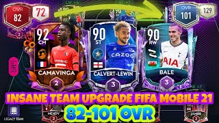 Insane Team Upgrade In Fifa Mobile 21| 82-101 Ovr!