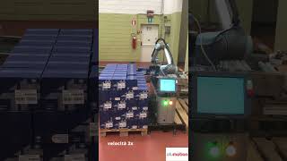 Pallettizzazione con i cobot, esempio di carico automatizzato di doppio bancale