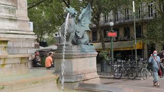 2021 07 31 la fontaine de Saint Michel en 4k avec lumix G90