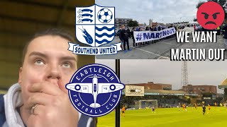 SOUTHEND VS EASTLEIGH|1-3| PROTESTS, FRUSTRATION & DISSAPOINTMENT SURROUND ROOTS HALL!!